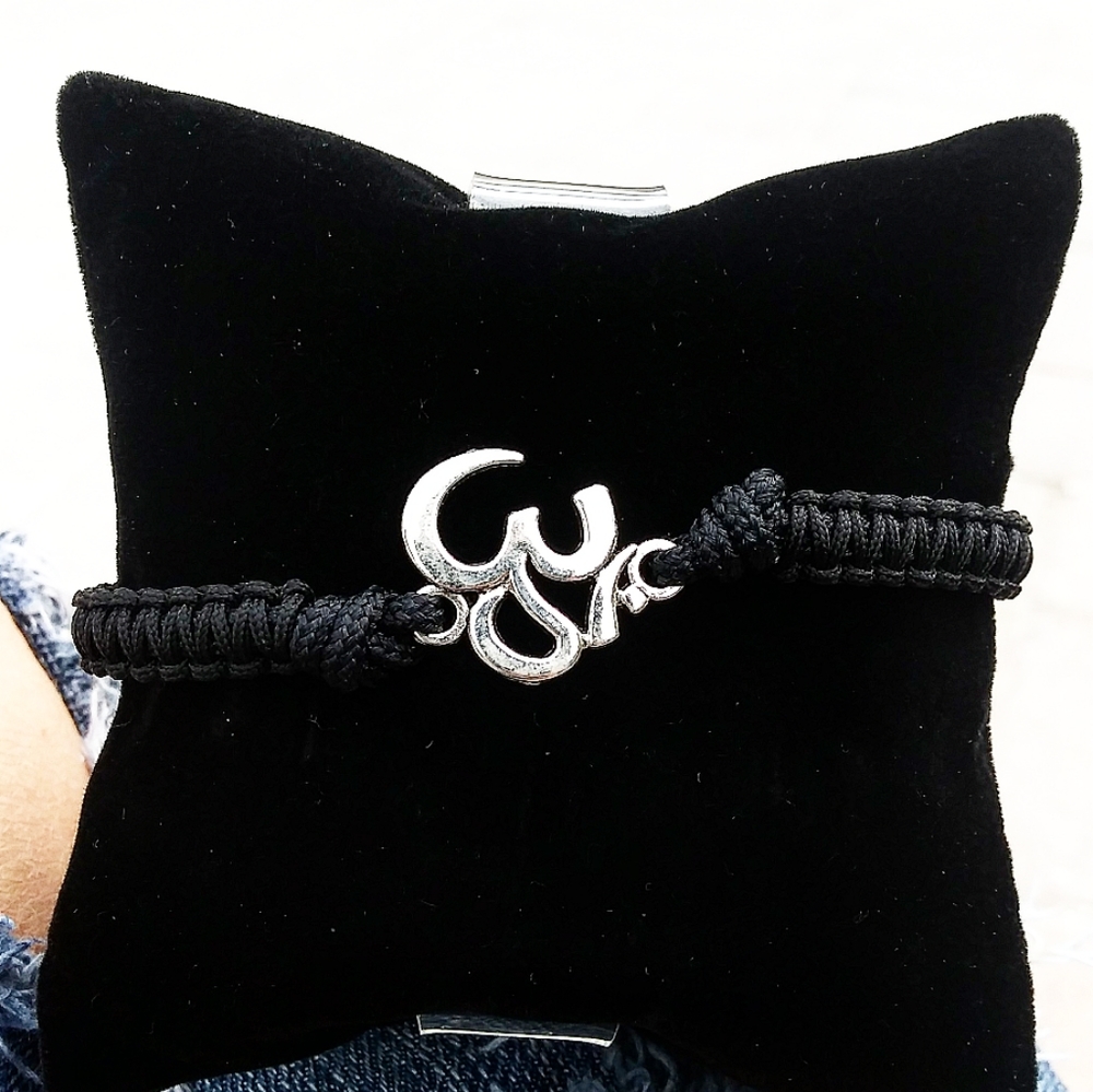 MEN'S Ohm, OM, Aum Rope Macrame Braid Bracelet
